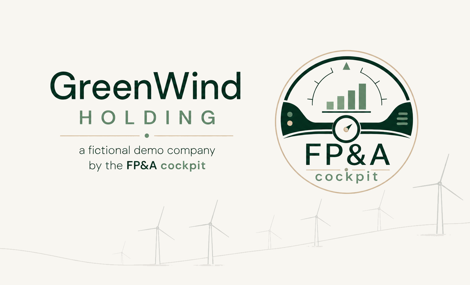 GreenWind Holding — a fictional demo company by the FP&A cockpit